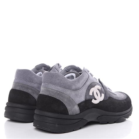 buy used chanel sneakers|chanel sneakers grey suede.